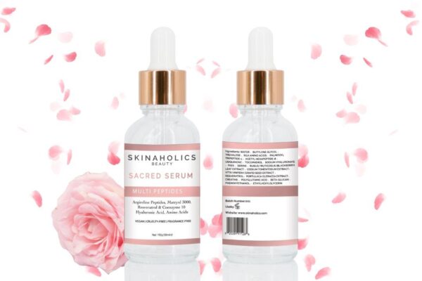 Sacred Serum Muti Performance Peptide Serum Matrixyl 3000 Argireline Hyaluronic Acid Resveratrol Q10 30ML - The World's Best Online Tretinoin Store