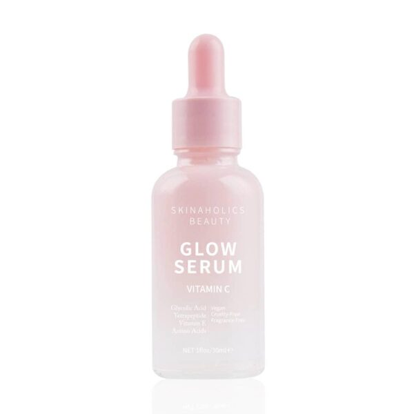 Brightening Anti-Aging Peptide Vitamin C + E Glycolic Acid Glow Serum 30ml - Image 9